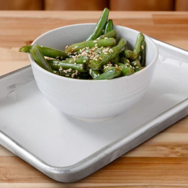 Sesame Green Beans.