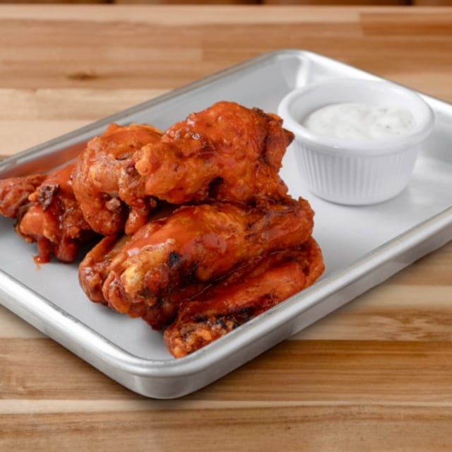 Rostiq Wings with Ranch.
