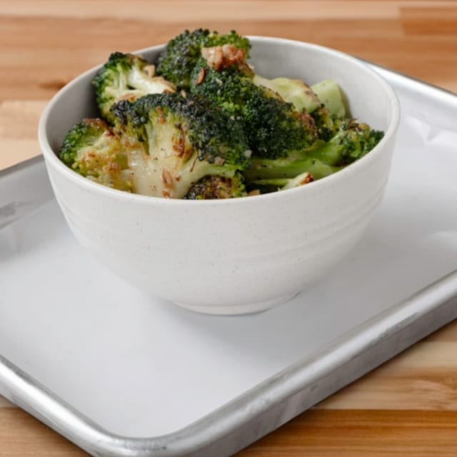 Charred Broccoli-Garlic.