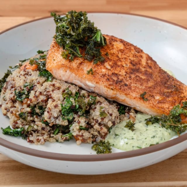 Roasted Salmon.