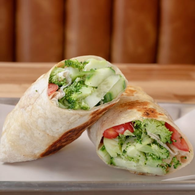 Charred Broccoli Wrap.